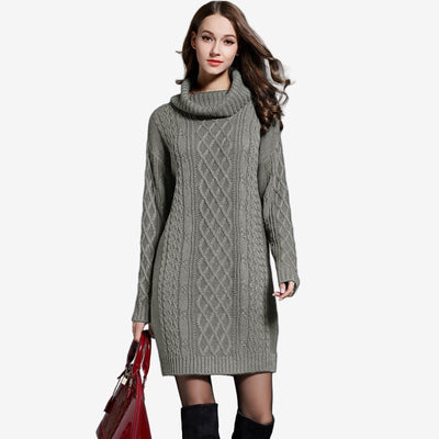 Amira | Turtleneck Sweater Dress