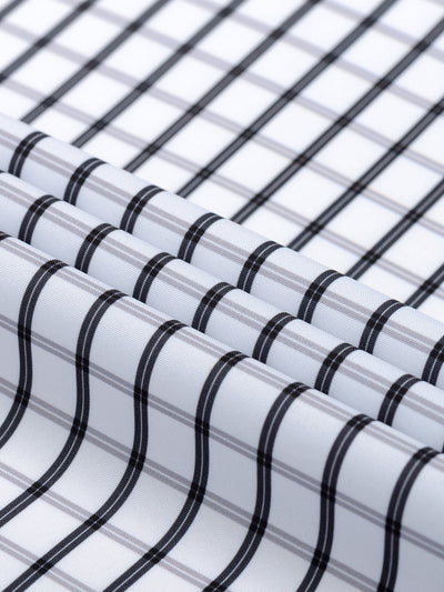 William Checkered long-sleeved button-down shirt