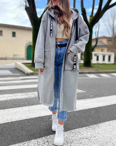 Marina | Lång huvtröja