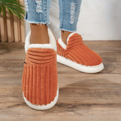 The Cozy Step plush slippers