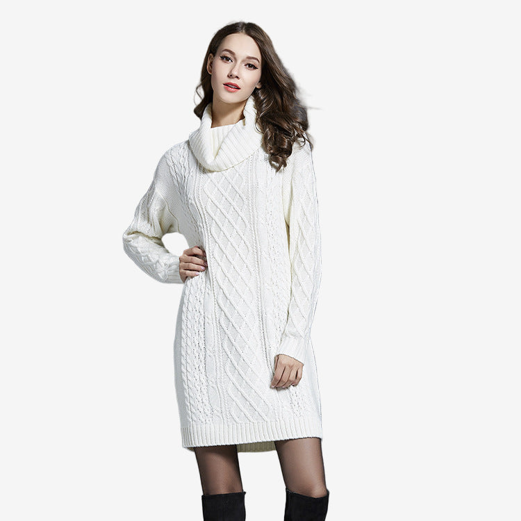 Amira | Turtleneck Sweater Dress