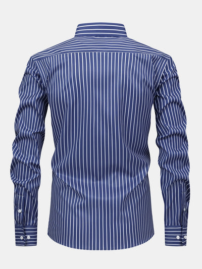 Steph Striped Long Sleeved Shirt with Buttons