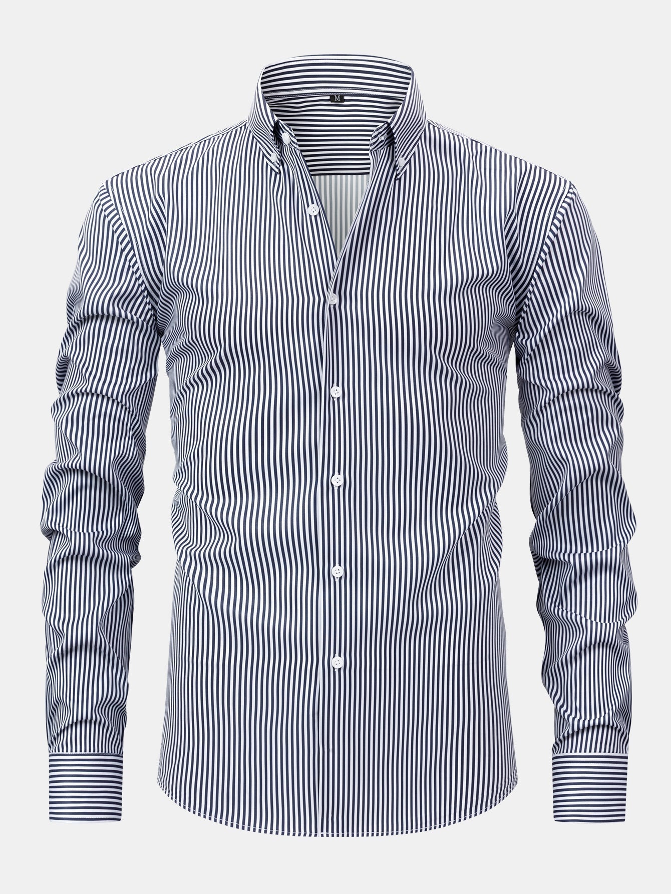 Raymond Striped Long-Sleeved Shirt with Buttons