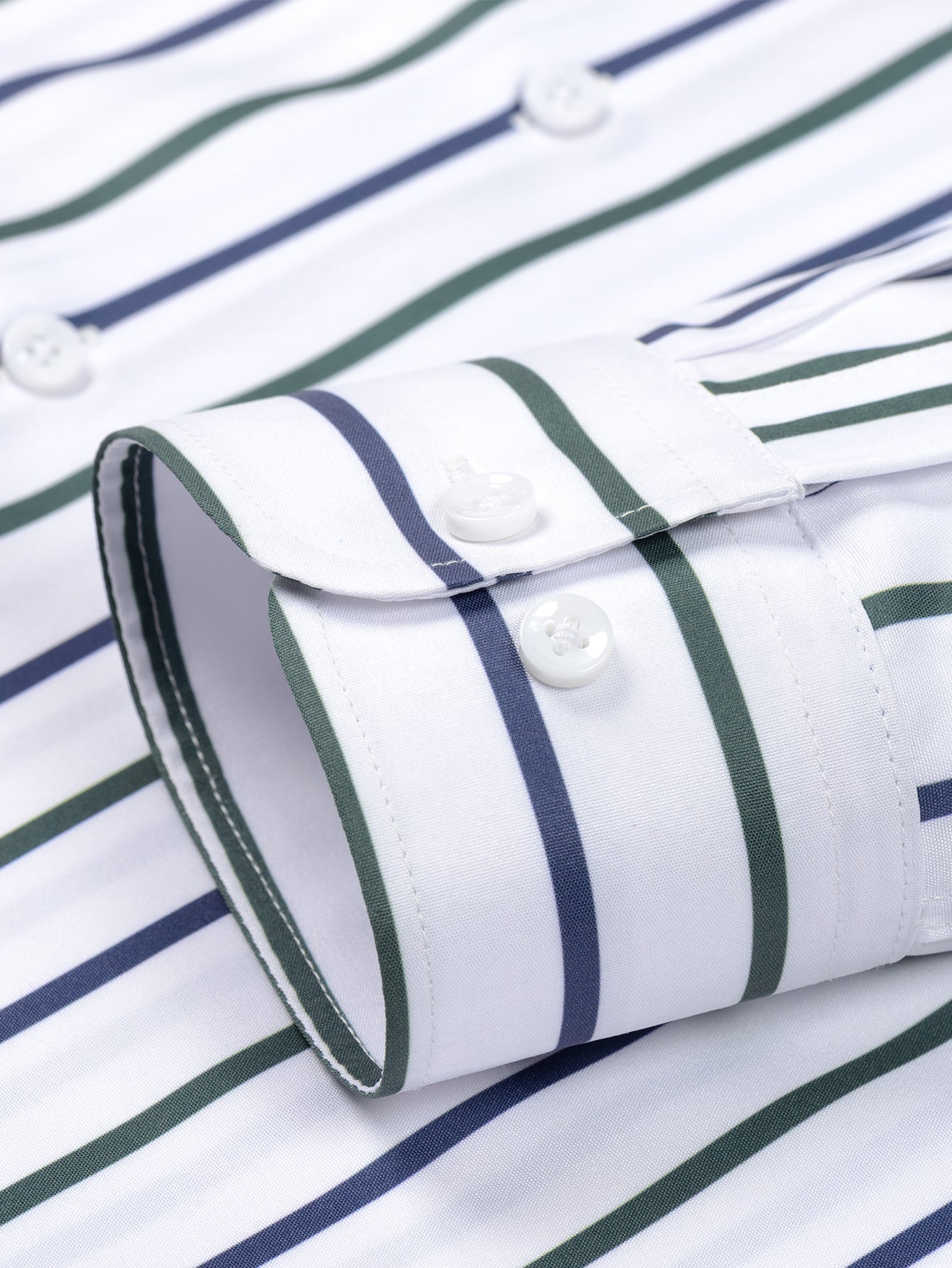 Kevin Striped Long-Sleeved Shirt with Buttons