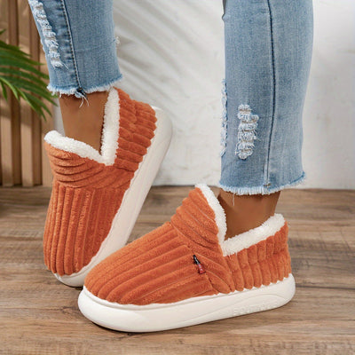 The Cozy Step plush slippers