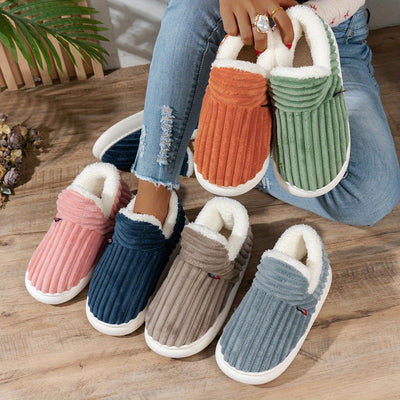The Cozy Step plush slippers