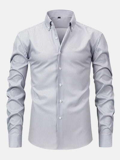 Raymond Striped Long-Sleeved Shirt with Buttons