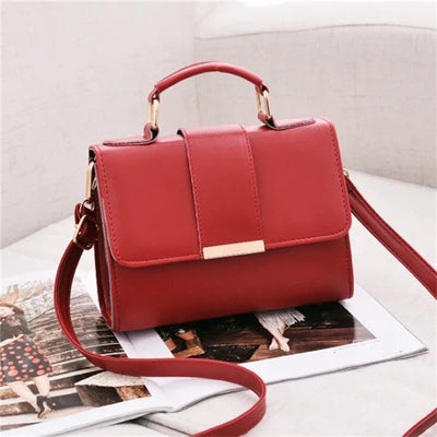 Chic Retro Crossbody Handbag for Women - High-Quality PU Leather