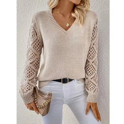 Eloise | V-Neck Knit Sweater