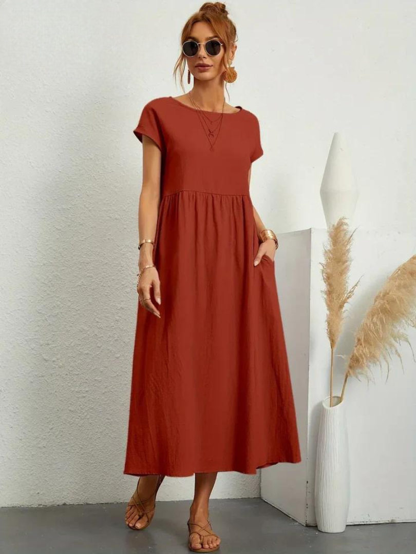 Nova | Long Dress with Pockets