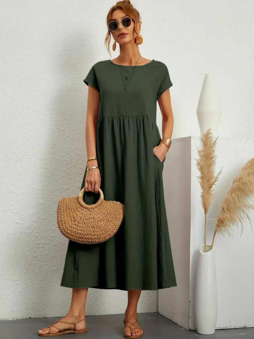 Nova | Long Dress with Pockets
