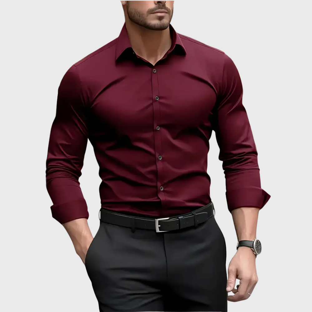 Brent | Breathable Long-Sleeve Shirt