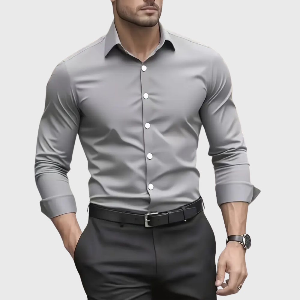 Brent | Breathable Long-Sleeve Shirt