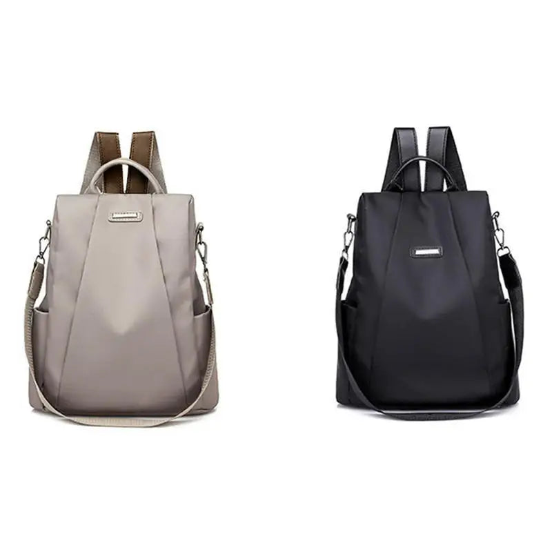 Elegant multifunctional backpack for women with detachable strap