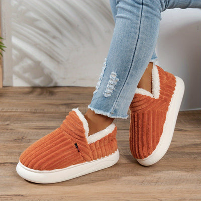 The Cozy Step plush slippers