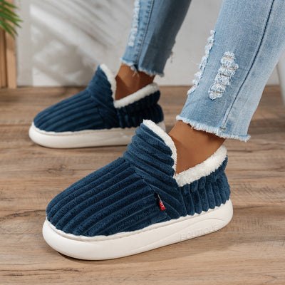 The Cozy Step plush slippers