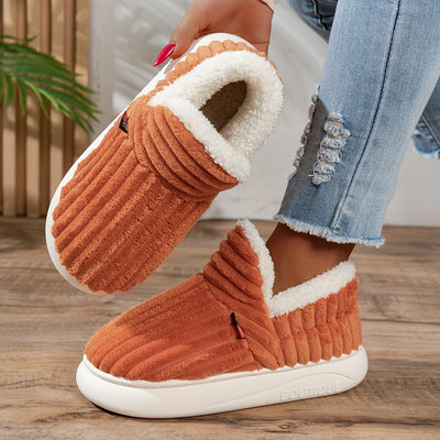 The Cozy Step plush slippers