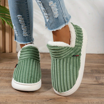 The Cozy Step plush slippers