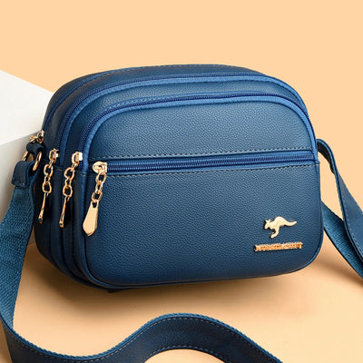 Axelremsväska i läder