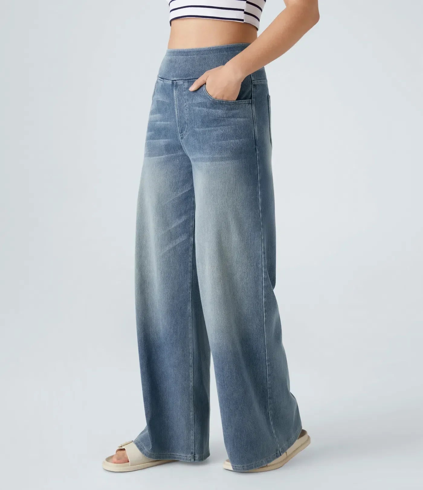Eva Comfortable & Stretchy High-Waisted Pants