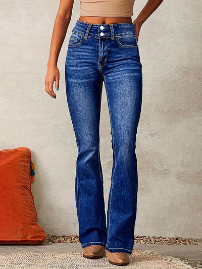 Marielle | Trendy High‑Waisted Flared Jeans